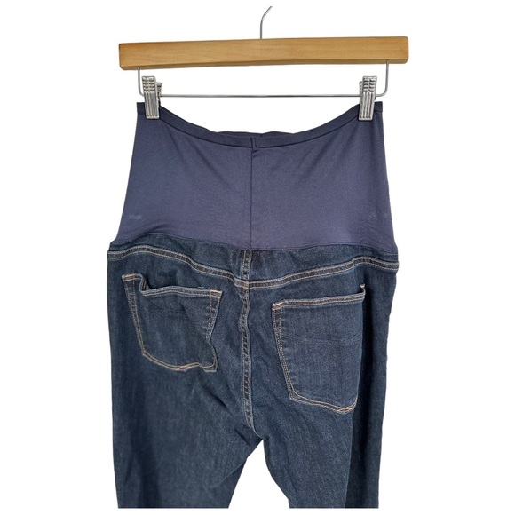 Gap 1969 Sexy Boot Maternity Jeans Dark Wash Size 30/10 - Picture 4 of 10